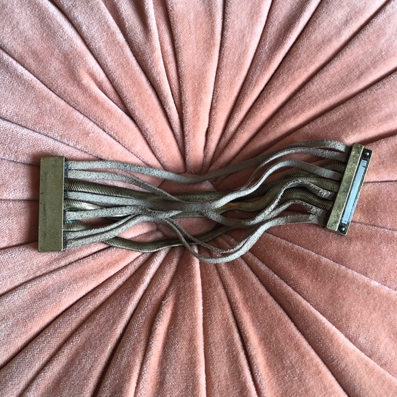 Free People Magnetic Leather Bracelette - Picture 4 of 7